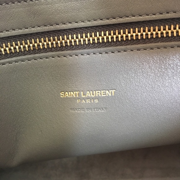 YSL Large Bo Monogram Satchel (Grey) - Picture 3 of 8
